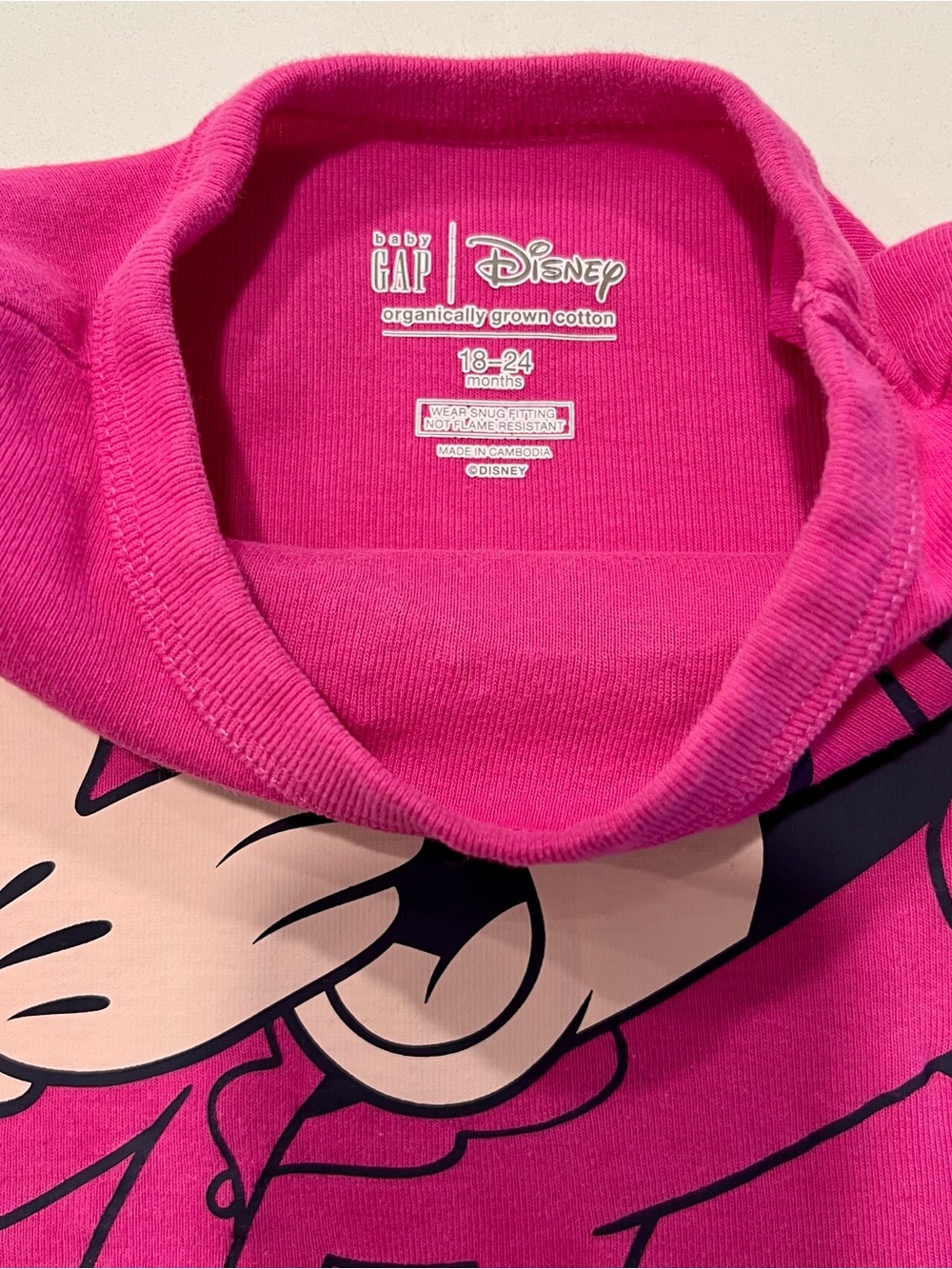 GAP Kids Pink Minnie Mouse Graphic PAJAMA SET❤️ - Picture 3 of 12